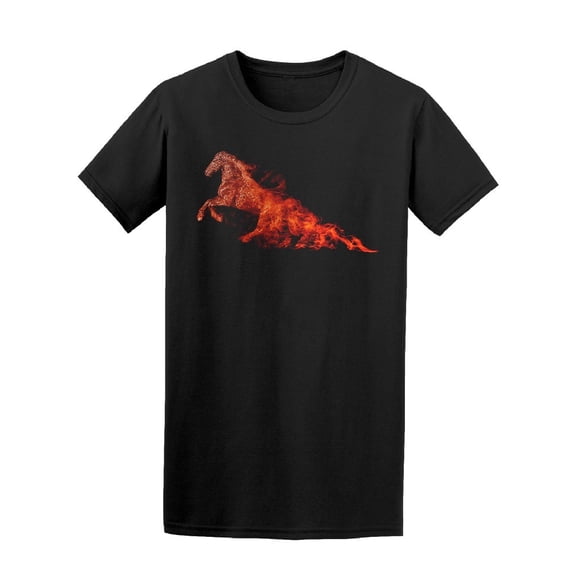 Wild Horse Smoke Art Tee Men's -Image by Shutterstock