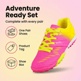 thumbnail image 2 of Vizari Liga Turf Soccer Cleats For Boys and Girls | Kids Turf Soccer Shoes With Lightweight Breathable Upper | Soccer Cleats With Durable Molded Rubber Outsole for Optimal Traction, 2 of 6