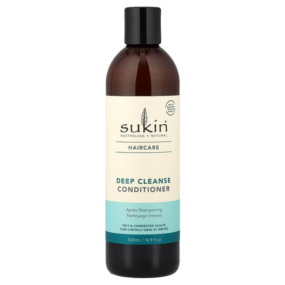 Sukin Deep Cleanse Conditioner, Oily & Congested Scalps, 16.9 fl oz (500 ml)
