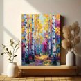 thumbnail image 6 of Cozy European Street Night Scene Canvas Print Wall Art for Living Room Bedroom Kitchen Office Hallway Apartment Decor, 6 of 8