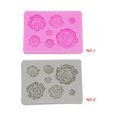 thumbnail image 3 of Bewildely Feiqiong nuevo 3D Rosa molde para galletas flor molde de silicona DIY flor Fondant hornear pastel moldes artesanía herramienta de Type3 NO3, 3 of 6