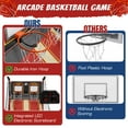thumbnail image 4 of golytefs Foldable Indoor Basketball Arcade Game Led Electronic Scoring Indoor Double Electronic Basketball Machine with 5 Size 7 Inch Balls for 2 Players Home Play Kids Adults, 4 of 9