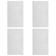 thumbnail image 4 of MOVTOTOP 4pcs Blank Wall Plate Cover Junction Box Plastic Electrical Outlet Cover Plates Easy Installation Electrical Box Cover Plate (Small), 4 of 7