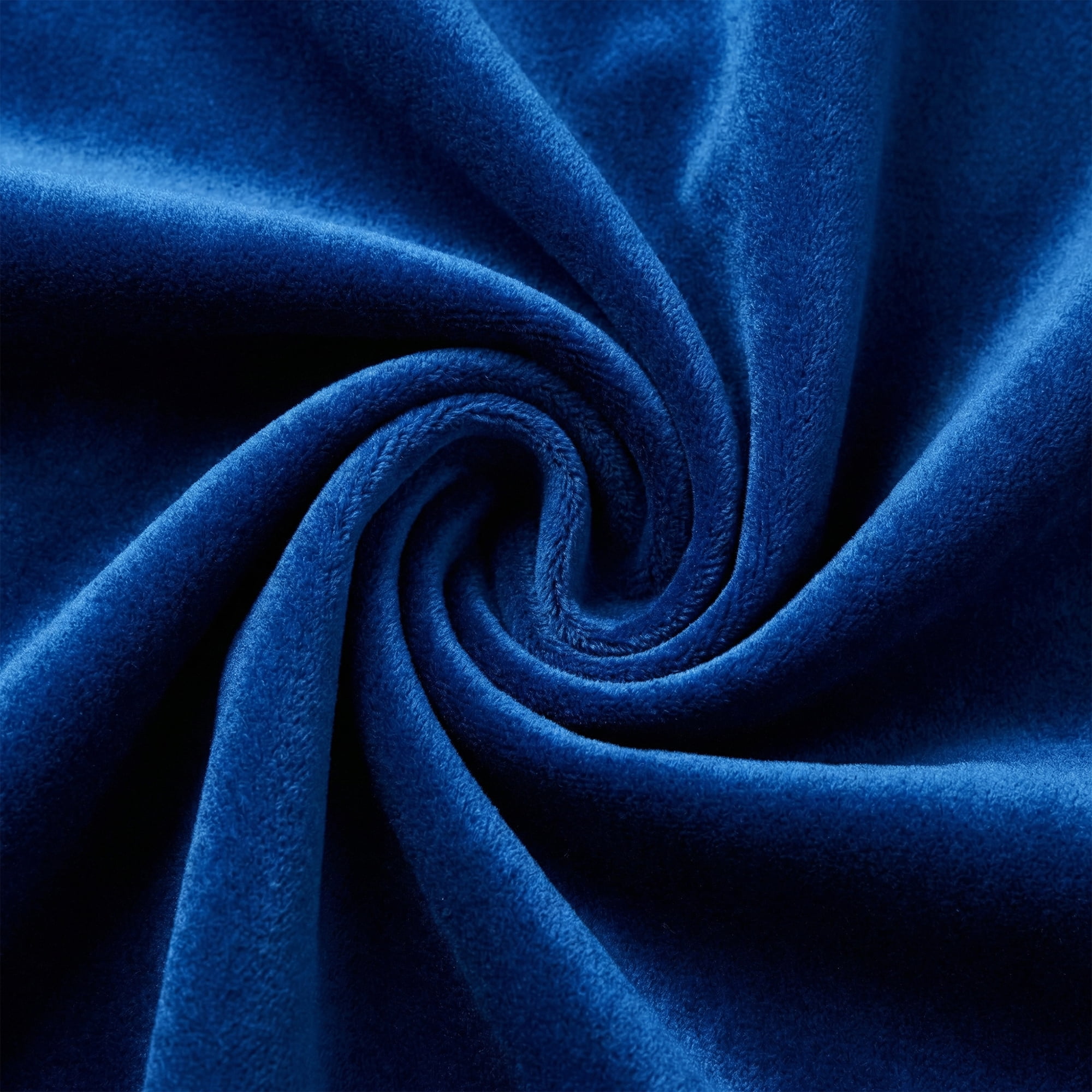 Unique Bargains 12 Pack Soft Durable Velvet Cloth Napkins for Parties Royal Blue 18"x18"