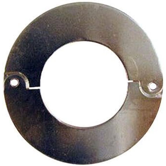 Larsen Supply Split Flange Chrome Plated Floor & Ceiling - Fits 2-Inch Iron Pipe