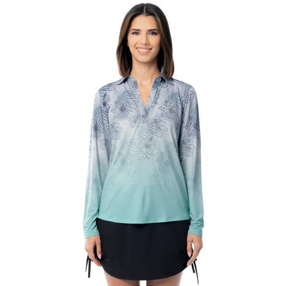 Realtree Womens Long Sleeve Tunic UPF30 Fishing Outdoor Shirt, Size S-2XL