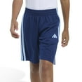 thumbnail image 3 of Boys 4-7 adidas Essentials 3-Stripe Shorts Color: Navy Size: 5, 3 of 4