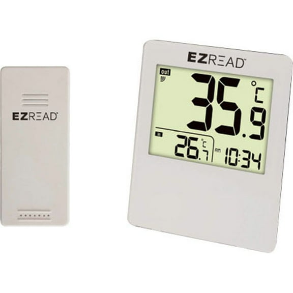 Headwind Consumer Products 840-1500 Digital Thermometer with Clock - Large