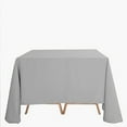 thumbnail image 2 of Efavormart 90" SILVER Wholesale Linens Polyester Square Linen Tablecloth for Kitchen Dining Catering Wedding Birthday Party Events, 2 of 7