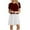 Brown, variant on Bigersell Summer Dresses for Women 2023 Summer Casual Short Sleeve Round Neck Mini Dress Trendy Color Block Printed Swing Mini Short T-Shirt Dresses A-Line Beach Sundresses, Brown M
