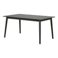 thumbnail image 3 of Furniture of America Winsto 60" Rectangle Indoor Dining Table, Black, 3 of 9