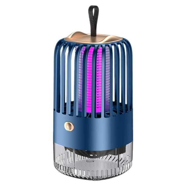 Lámpara Tipo de succión Bug Zapper Trampa de insectos eléctrica recargable USB para verano al aire libre