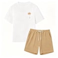 thumbnail image 4 of ZHOGXU Boys 2PCS Summer Short Sleeve T-Shirts and Beach With Graphic Print Shorts Set Outfits For Everyday Casual Wear, 4 of 4