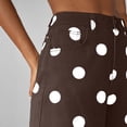 thumbnail image 4 of Hvogkswy Wide Leg Jeans for Women Trendy High Waisted Floor-Length Jeans Polka Dot Loose Stretchy Denim Pants with Pockets, 4 of 6