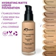 thumbnail image 4 of Khasana Moisturizing Liquid Foundation, Flawless Matte Finish Makeup, Full Coverage & Longwear, Lightweight Foundation Formula #11 Matte Beige, 4 of 10