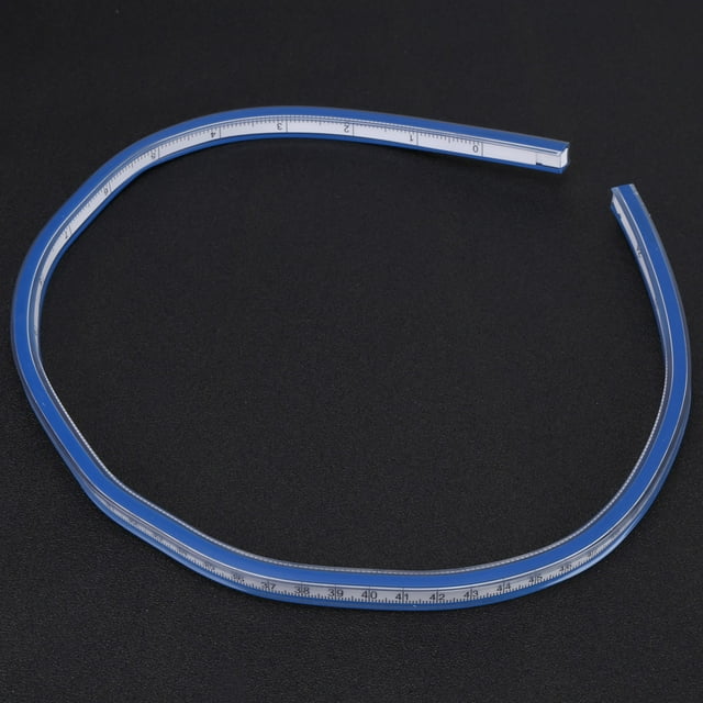 LAFGUR Règle Courbe Flexible, Outil de Mesure de Dessin Règle Flexible, pour Ingénierie Construction Arpentage pour Dessin