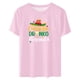 thumbnail image 2 of Camisetas de Manga Corta para Mujeres de Longitud Regular de Poliéster Sólido, Camiseta de Fiesta de Mayo Y Blusa Del Festival para la Primavera Y el Verano, 2 of 3