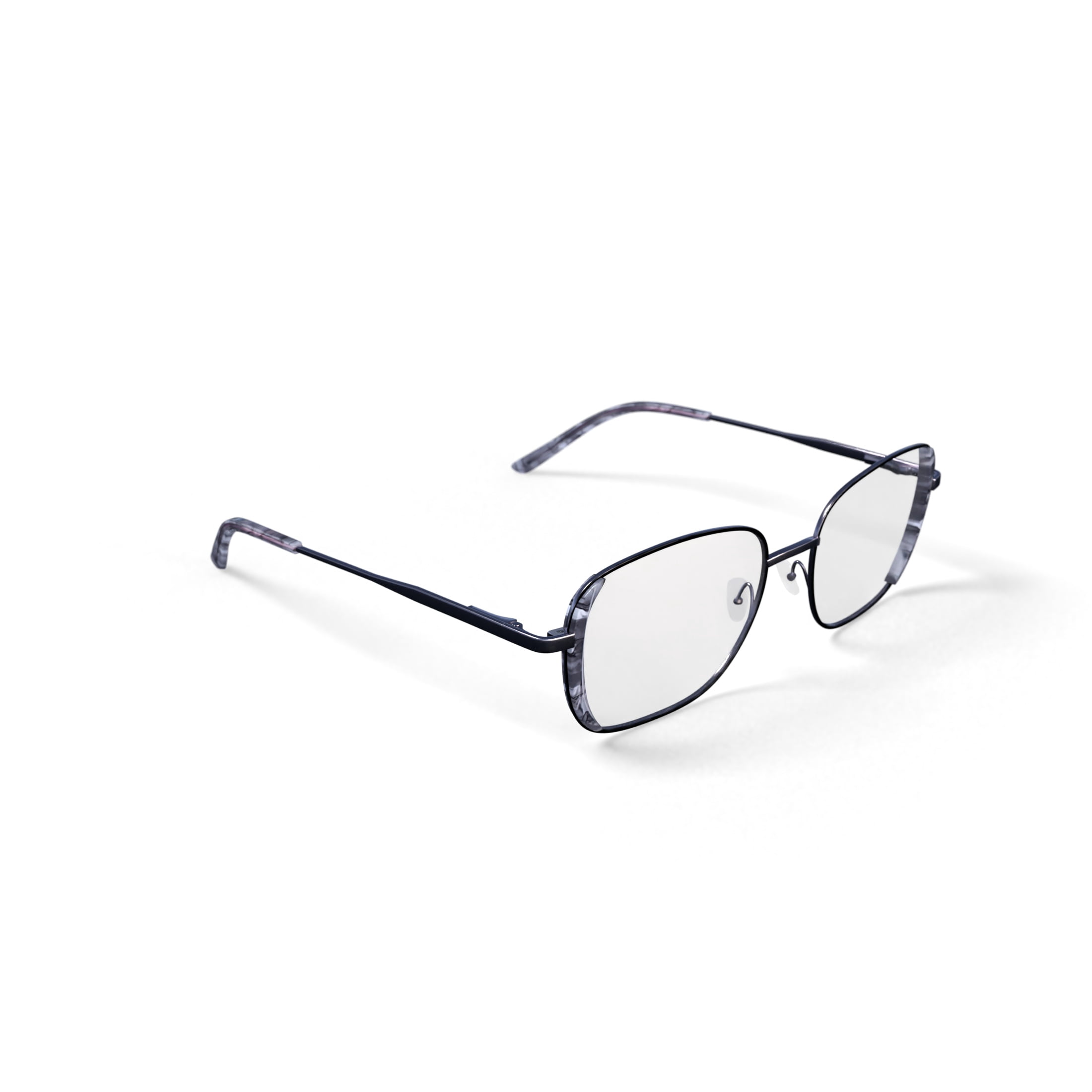 Walmart Women's Rosie Square Prescription Eyeglasses with Case, Purple