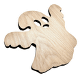 thumbnail image 2 of Krafty Supply Spooky Ghost Cutout. Wood Cut out 1/4"Birch 3" Tall, 2 of 3