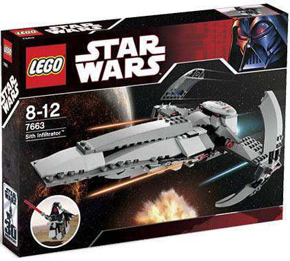 Pre-Owned Star Wars Phantom Menace Sith Infiltrator Set LEGO 7663 [Damaged Package]
