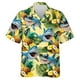 thumbnail image 4 of Camisa hawaiana con estampado 3D de tiburón divertido para hombre, blusa con gráfico de animales, camisas hawaianas informales de verano para vacaciones, blusa con solapa de surf de manga corta, 4 of 5