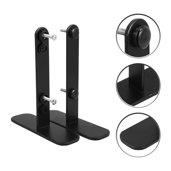 OUNONA 2 Pcs Organiseur de Planches à Chevilles pour Outils, Montage Mural, Noir, Design Épuré, Gain de Place, Employés de Bureau
