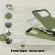 thumbnail image 4 of Funda de silicona líquida Elago para iPhone 15 Pro, color verde, 4 of 6