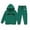 Dark Green, variant on GobdXE Girls 2 Piece Hoodie Sweatpants Set New York Retro Letter Print Long Sleeve Pullover Tracksuit Casual Outfit for Kids Girls 3-4 Years,Dark Green