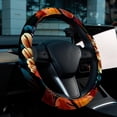 thumbnail image 6 of Thanksgiving Turkey Leaves 14.5 Inch Printing PVC Leather Car Wheel Covers Steering Wheel Covers Auto Accessories, 6 of 6