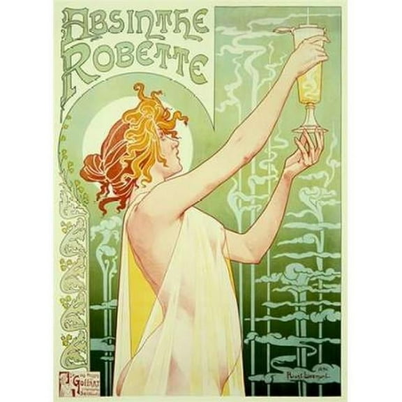 Absinthe Robette Poster Print by Privat Livemont