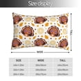 thumbnail image 2 of Fotbe Fall Turkey Funda de Almohada Decorativa Estilo Occidental, Lujo en Algodón, Fundas para Almohadas King, Cojín Estampado para Decoración del Hogar-20"x30", 2 of 6