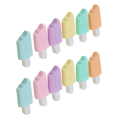 thumbnail image 1 of 12X Kawaii Highlighter Pens, Neon Color Markers, 6Pcs Bright Drawing Pens, Cartoon Ice-Cream Shaped, 1 of 7