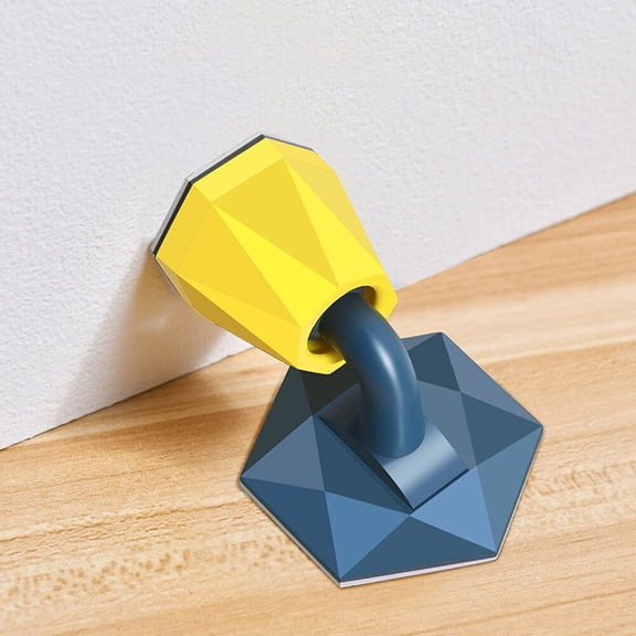 OUNONA 4-Pack Silicone Door Stops for Home with Strong Floor and Self-Adhesive Furniture Hardware Accessories