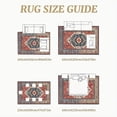 thumbnail image 2 of TECHVIDA 5x7 Area Rugs for Living Room Rugs, Modern Abstract Machine Washable Vintage Rugs,Non Slip Carpet,Modern Carpet for Bedroom Dining Room Farmhouse Home, 2 of 9