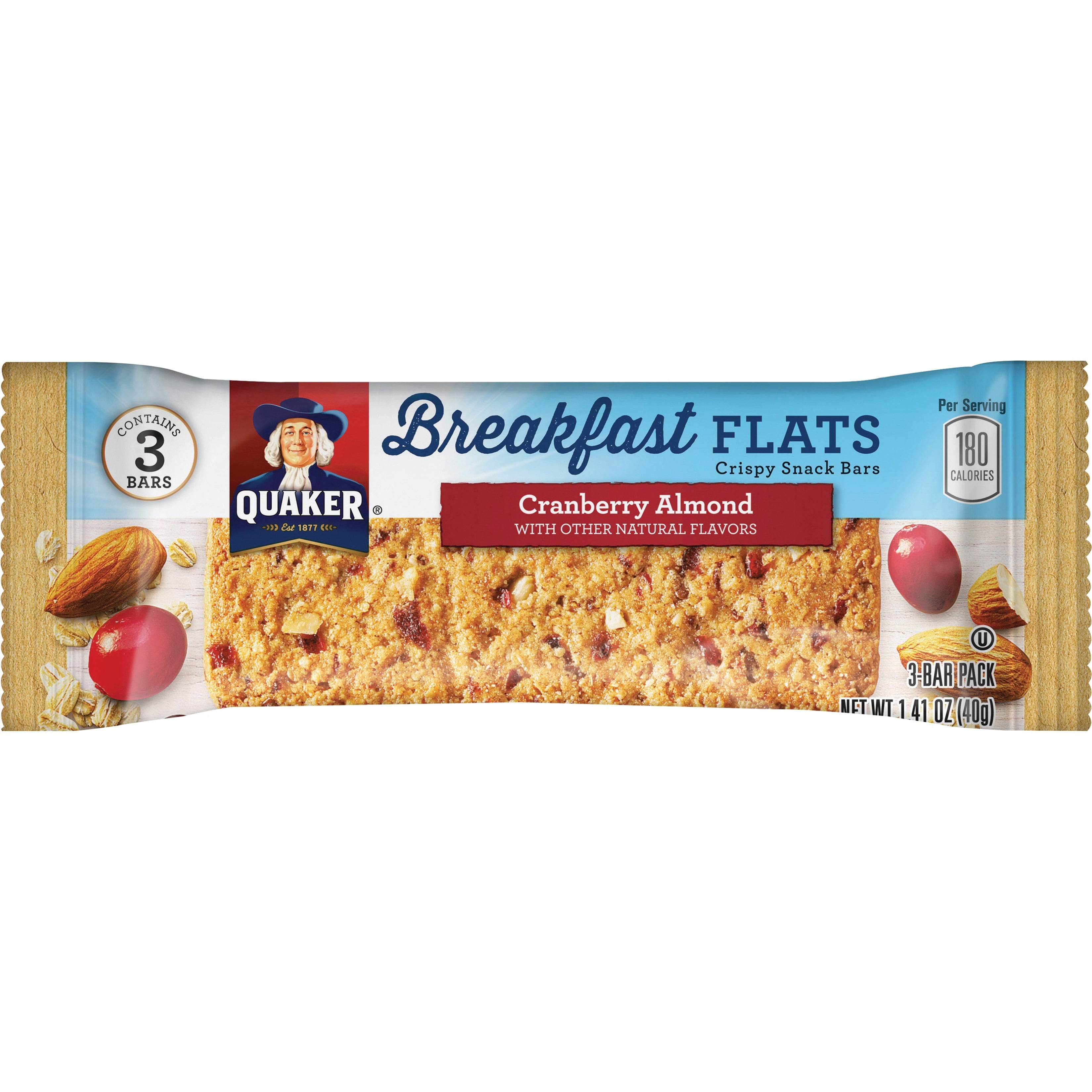 Quaker Oats Foods Breakfast Flats Crispy Snack Bars - Walmart.com