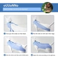 thumbnail image 5 of Traje de recuperación profesional para heridas abdominales o afecciones cutáneas, después de una cirugía, mono tipo pijama, alternativa de cuello en E para gatos (S, azul), 5 of 5