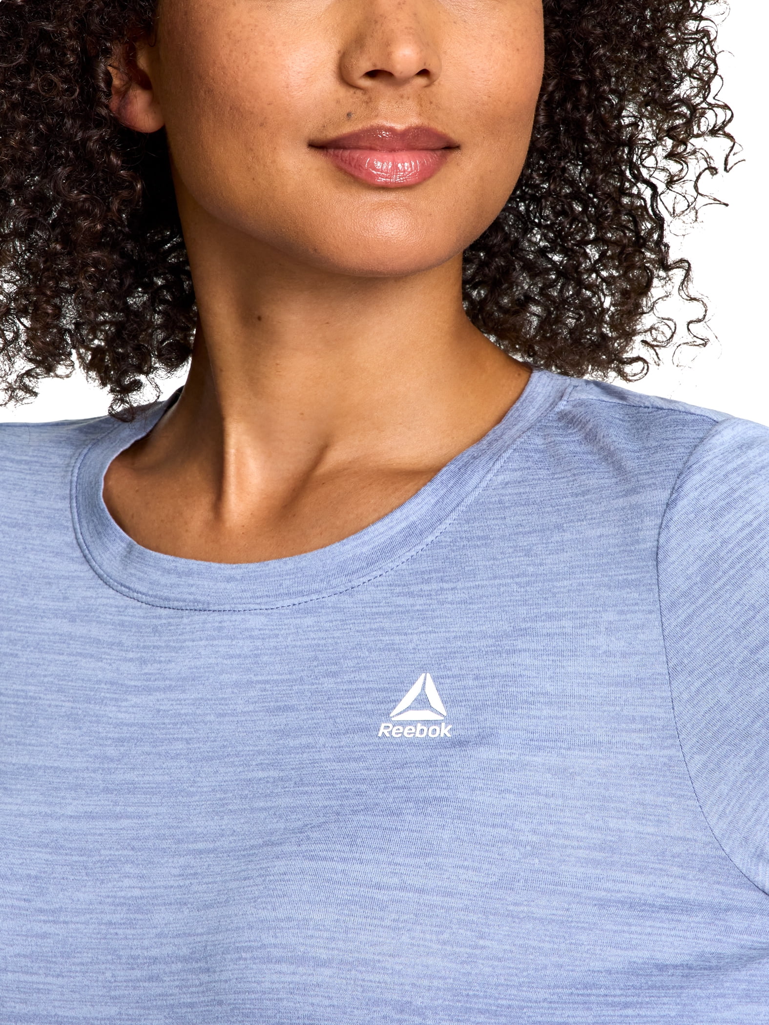 Reebok Women's and Women's Plus Legacy Core Knit Performance Long Sleeve Shirt, Sizes XS-4X