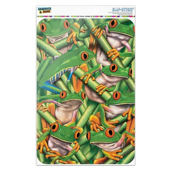 Red Eye Tropical Rainforest Frogs Home Business Office Sign