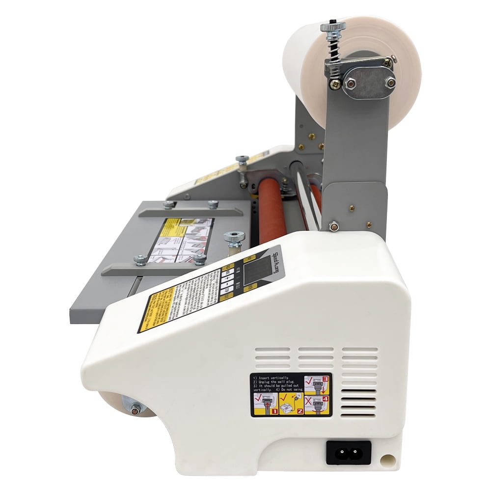Hot Cold Roll Laminator 110V Doubel Side Laminator Laminating Machine with 0-180℃ 110V