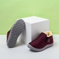 thumbnail image 4 of Bottes d'Hiver Chaudes en Velours Courtes pour Femmes Bottes Plates pour Femmes, 4 of 6