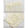 thumbnail image 4 of Womens Knee Stockings Florals Sheer Knee High Socks Sweet Cute Calf Socks Nylons Silk Stockings Tube Socks Gifts, 4 of 8