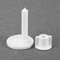 thumbnail image 2 of 2 uds tapa de inodoro tornillo de fijación a presión Quitar rápido tapa de inodoro expandida accesorios de asiento de inodoro tapa de inodoro a presión, 2 of 5