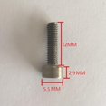 thumbnail image 3 of 10 Uds M3/ titanio DIN912 Allen botón cabeza tornillo herramienta M3x12mm Sharpla  Los tornillos de titanio, 3 of 5