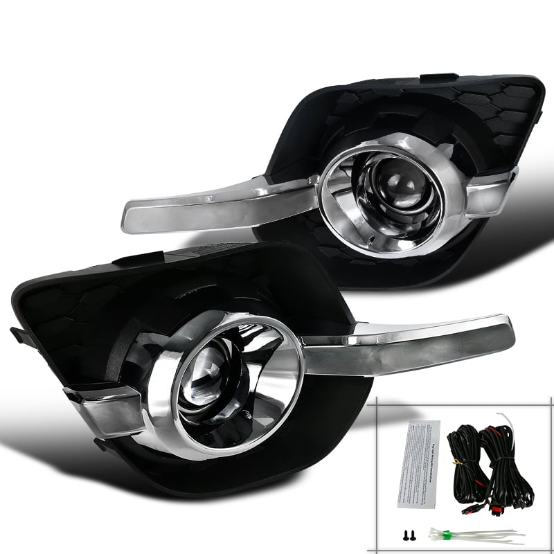 Spec-D Tuning 2010-2016 Chevy Equinox Lt Ltz Clear Projector Bumper Fog