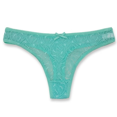

Women s Mesh String Bikini Panty Low Rise Erotic Nightwear Pack Of For Feminine Products M Light Green