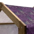 thumbnail image 4 of Octopus Pet House, Art Animal Pattern Jellyfish Marine Plants and Seaweed, Outdoor & Indoor Portable Dog Kennel with Pillow and Cover, 5 Sizes, Dark Purple Pale Green, by Ambesonne, 4 of 4