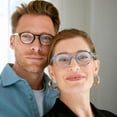 thumbnail image 3 of OPULIZE Zen Reading Glasses Small Mens Womens Spring Hinges R24, 3 of 6
