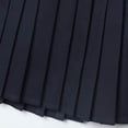 thumbnail image 3 of ATOGUTA Uniform Dresses For Girls Summer Short Sleeve Ruffle A Line Cute Vacation Beach Mini Tshirt Dress Size 3T-15, Navy, 3 of 7