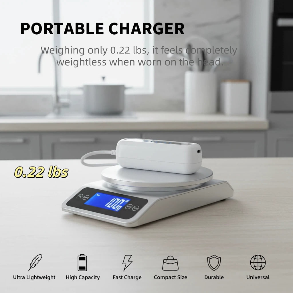 Battery Pack for Meta Quest 2/3/3S,5V2A  fast charge,  5000mAh Head Strap Battery Charger for Oculus Quest 3/3S Accessories -Lightweight & Portable Rechargeble Extended Battery Extra VR Playtime.