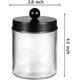 thumbnail image 5 of Timotech Set 4 Tarros para Hisopos de Vidrio 8oz, Botes Decorativos para Ba&ntilde;o con Tapas Acero Inoxidable, Organizadores Ba&ntilde;o, Frascos Decorativos, Recipientes Almacenamiento de C, 5 of 8